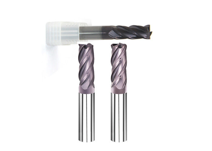 3mm 4mm Carbide End Mill Cutter / High Performance End Mills For Steel