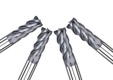 HRC68° Flat 4 Flute Carbide End Mill Haute vitesse Haute dureté Longue durée de vie