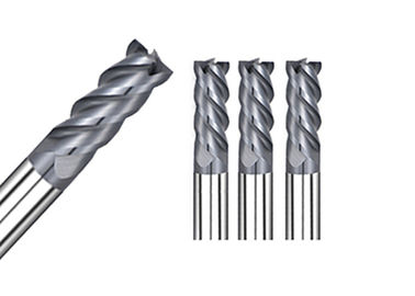 HRC68° Haute vitesse Haute dureté Flat Carbide End Mill Cutter 4 Flûte longue durée de vie
